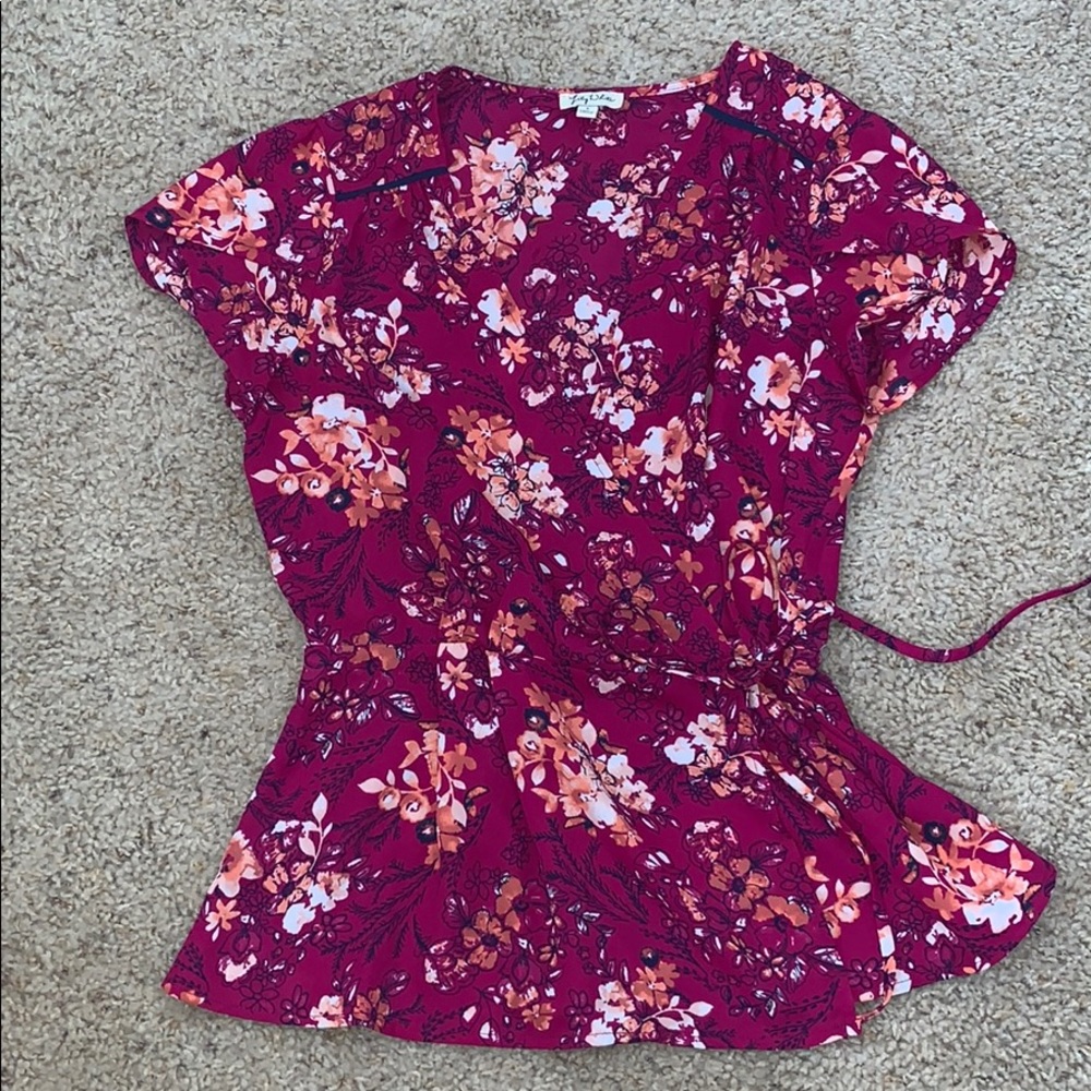 Wrap around shirt